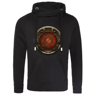 Motiv: Cross Neck Hoodie - Götter Siegel - Rondra - bestimme auf Wunsch Details wie Produkt, Grösse, Farbe und Position selbst ! Motiv: Cross Neck Hoodie - Götter Siegel - Rondra
