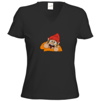 Motiv: T-Shirts Damen V-Neck FAIR WEAR - Frodo - bestimme auf Wunsch Details wie Produkt, Grösse, Farbe und Position selbst ! Motiv: T-Shirts Damen V-Neck FAIR WEAR - Frodo