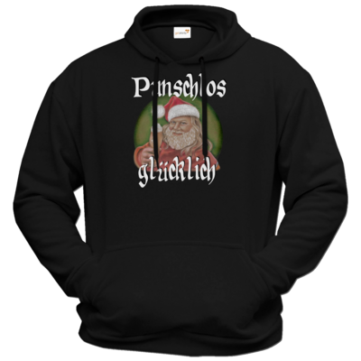 Motiv: Hoodie Premium FAIR WEAR - Punschlos glücklich - bestimme auf Wunsch Details wie Produkt, Grösse, Farbe und Position selbst ! Motiv: Hoodie Premium FAIR WEAR - Punschlos glücklich