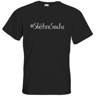 Motiv: T-Shirt Premium FAIR WEAR - Stöhne Sache - bestimme auf Wunsch Details wie Produkt, Grösse, Farbe und Position selbst ! Motiv: T-Shirt Premium FAIR WEAR - Stöhne Sache