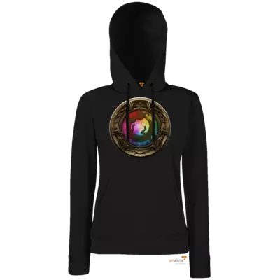 Motiv: Hoodie Damen Classic - Götter Siegel - Tsa - bestimme auf Wunsch Details wie Produkt, Grösse, Farbe und Position selbst ! Motiv: Hoodie Damen Classic - Götter Siegel - Tsa