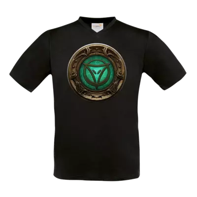 Motiv: T-Shirt V-Neck FAIR WEAR - Götter Siegel - Phex - bestimme auf Wunsch Details wie Produkt, Grösse, Farbe und Position selbst ! Motiv: T-Shirt V-Neck FAIR WEAR - Götter Siegel - Phex