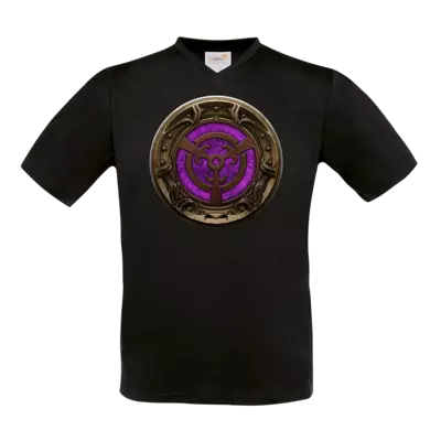 Motiv: T-Shirt V-Neck FAIR WEAR - Götter Siegel - Namenloser - bestimme auf Wunsch Details wie Produkt, Grösse, Farbe und Position selbst ! Motiv: T-Shirt V-Neck FAIR WEAR - Götter Siegel - Namenloser