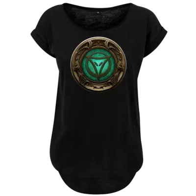 Motiv: Ladies Long Slub Tee - Götter Siegel - Phex - bestimme auf Wunsch Details wie Produkt, Grösse, Farbe und Position selbst ! Motiv: Ladies Long Slub Tee - Götter Siegel - Phex