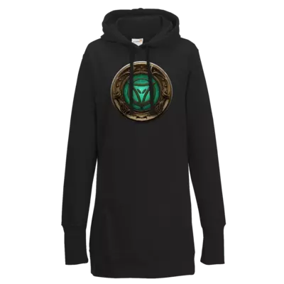 Motiv: Lady Longline Hoodie - Götter Siegel - Phex - bestimme auf Wunsch Details wie Produkt, Grösse, Farbe und Position selbst ! Motiv: Lady Longline Hoodie - Götter Siegel - Phex