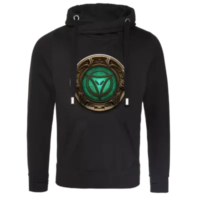 Motiv: Cross Neck Hoodie - Götter Siegel - Phex - bestimme auf Wunsch Details wie Produkt, Grösse, Farbe und Position selbst ! Motiv: Cross Neck Hoodie - Götter Siegel - Phex