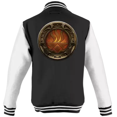 Motiv: College Jacke - Götter Siegel - Angrosch - bestimme auf Wunsch Details wie Produkt, Grösse, Farbe und Position selbst ! Motiv: College Jacke - Götter Siegel - Angrosch
