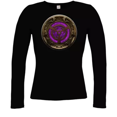 Motiv: Longsleeve Damen Organic - Götter Siegel - Namenloser - bestimme auf Wunsch Details wie Produkt, Grösse, Farbe und Position selbst ! Motiv: Longsleeve Damen Organic - Götter Siegel - Namenloser