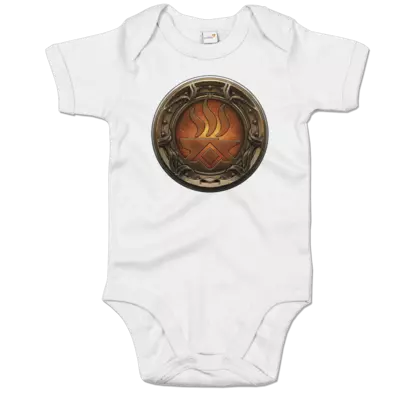 Motiv: Baby Body Organic - Götter Siegel - Angrosch - bestimme auf Wunsch Details wie Produkt, Grösse, Farbe und Position selbst ! Motiv: Baby Body Organic - Götter Siegel - Angrosch