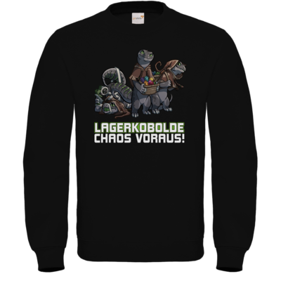 Motiv: Sweatshirt FAIR WEAR - Ulisses - Lagerkobolde Chaos voraus! - bestimme auf Wunsch Details wie Produkt, Grösse, Farbe und Position selbst ! Motiv: Sweatshirt FAIR WEAR - Ulisses - Lagerkobolde Chaos voraus!