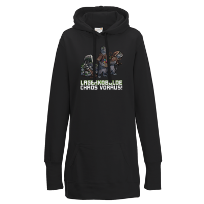 Motiv: Lady Longline Hoodie - Ulisses - Lagerkobolde Chaos voraus! - bestimme auf Wunsch Details wie Produkt, Grösse, Farbe und Position selbst ! Motiv: Lady Longline Hoodie - Ulisses - Lagerkobolde Chaos voraus!