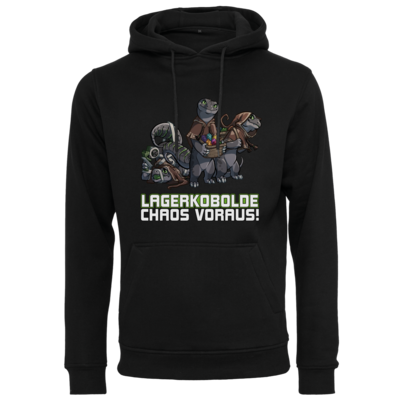 Motiv: Heavy Hoodie - Ulisses - Lagerkobolde Chaos voraus! - bestimme auf Wunsch Details wie Produkt, Grösse, Farbe und Position selbst ! Motiv: Heavy Hoodie - Ulisses - Lagerkobolde Chaos voraus!