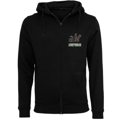 Motiv: Heavy Zip-Hoodie - Ulisses - Lagerkobolde Chaos voraus! - bestimme auf Wunsch Details wie Produkt, Grösse, Farbe und Position selbst ! Motiv: Heavy Zip-Hoodie - Ulisses - Lagerkobolde Chaos voraus!