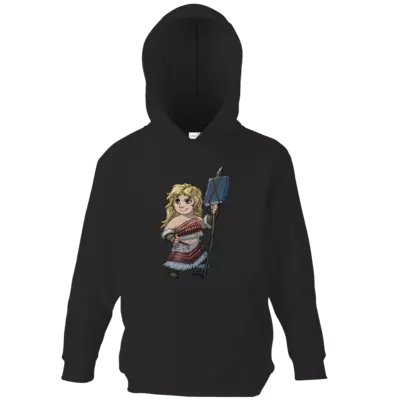 Motiv: Kids Hooded Sweat - Let's Plays - Leeta - Chibi - bestimme auf Wunsch Details wie Produkt, Grösse, Farbe und Position selbst ! Motiv: Kids Hooded Sweat - Let's Plays - Leeta - Chibi