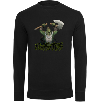Motiv: Light Crew Sweatshirt - Let's Plays - Echsitus - bestimme auf Wunsch Details wie Produkt, Grösse, Farbe und Position selbst ! Motiv: Light Crew Sweatshirt - Let's Plays - Echsitus