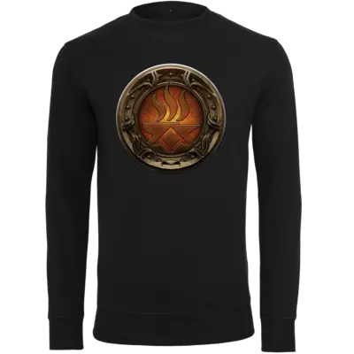 Motiv: Light Crew Sweatshirt - Götter Siegel - Angrosch - bestimme auf Wunsch Details wie Produkt, Grösse, Farbe und Position selbst ! Motiv: Light Crew Sweatshirt - Götter Siegel - Angrosch