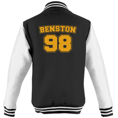 Motiv: College Jacke - bestimme auf Wunsch Details wie Produkt, Grösse, Farbe und Position selbst ! Motiv: College Jacke