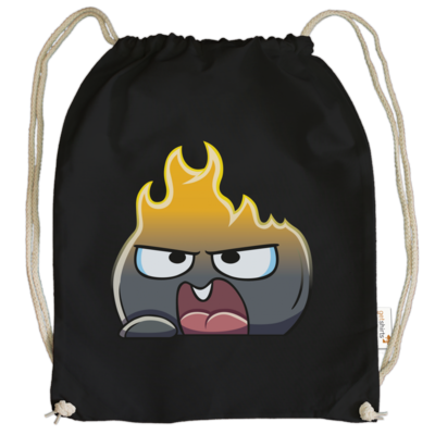 Motiv: Cotton Gymsac - OnFire - bestimme auf Wunsch Details wie Produkt, Grösse, Farbe und Position selbst ! Motiv: Cotton Gymsac - OnFire