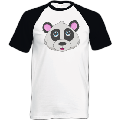 Motiv: TShirt Baseball - Panda - bestimme auf Wunsch Details wie Produkt, Grösse, Farbe und Position selbst ! Motiv: TShirt Baseball - Panda