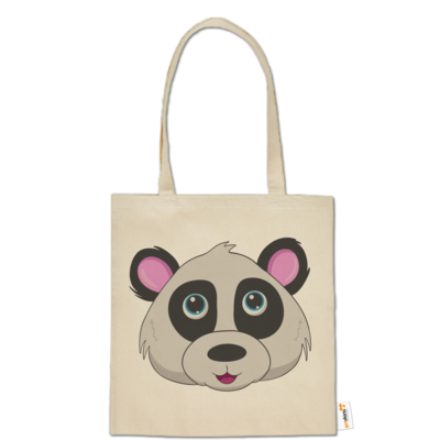 Motiv: Baumwolltasche - Panda - bestimme auf Wunsch Details wie Produkt, Grösse, Farbe und Position selbst ! Motiv: Baumwolltasche - Panda