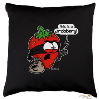 Motiv: Kissen Baumwolle - Strobbery - bestimme auf Wunsch Details wie Produkt, Grösse, Farbe und Position selbst ! Motiv: Kissen Baumwolle - Strobbery