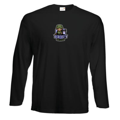 Motiv: #E190 Longsleeve FAIR WEAR - DeroxsTV Logo - bestimme auf Wunsch Details wie Produkt, Grösse, Farbe und Position selbst ! Motiv: #E190 Longsleeve FAIR WEAR - DeroxsTV Logo