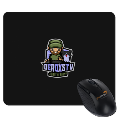 Motiv: Mousepad Textil - DeroxsTV Logo - bestimme auf Wunsch Details wie Produkt, Grösse, Farbe und Position selbst ! Motiv: Mousepad Textil - DeroxsTV Logo