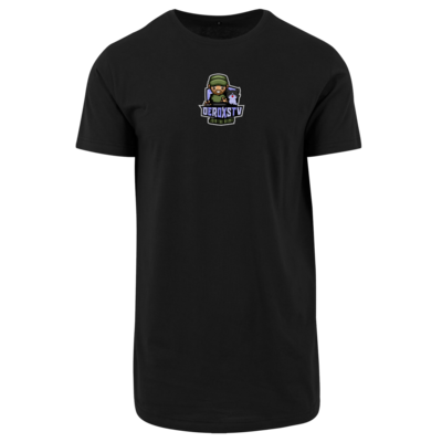 Motiv: Shaped Long Tee - DeroxsTV Logo - bestimme auf Wunsch Details wie Produkt, Grösse, Farbe und Position selbst ! Motiv: Shaped Long Tee - DeroxsTV Logo