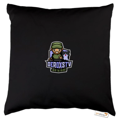 Motiv: Kissen Baumwolle - DeroxsTV Logo - bestimme auf Wunsch Details wie Produkt, Grösse, Farbe und Position selbst ! Motiv: Kissen Baumwolle - DeroxsTV Logo