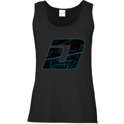 Motiv: Tank Top Damen Classic - Deroxs Camouflage Logo - bestimme auf Wunsch Details wie Produkt, Grösse, Farbe und Position selbst ! Motiv: Tank Top Damen Classic - Deroxs Camouflage Logo