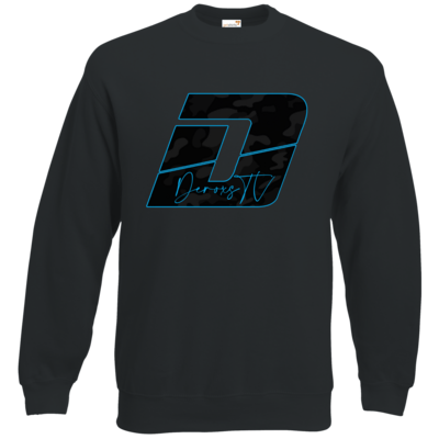Motiv: Sweatshirt Classic - Deroxs Camouflage Logo - bestimme auf Wunsch Details wie Produkt, Grösse, Farbe und Position selbst ! Motiv: Sweatshirt Classic - Deroxs Camouflage Logo