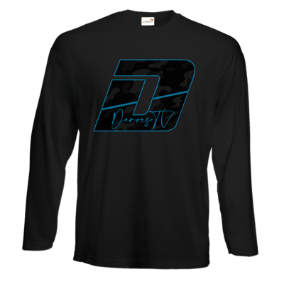 Motiv: #E190 Longsleeve FAIR WEAR - Deroxs Camouflage Logo - bestimme auf Wunsch Details wie Produkt, Grösse, Farbe und Position selbst ! Motiv: #E190 Longsleeve FAIR WEAR - Deroxs Camouflage Logo