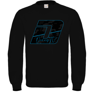 Motiv: Sweatshirt FAIR WEAR - Deroxs Camouflage Logo - bestimme auf Wunsch Details wie Produkt, Grösse, Farbe und Position selbst ! Motiv: Sweatshirt FAIR WEAR - Deroxs Camouflage Logo