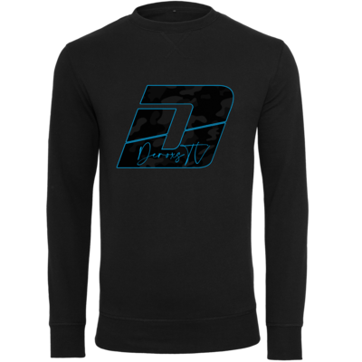 Motiv: Light Crew Sweatshirt - Deroxs Camouflage Logo - bestimme auf Wunsch Details wie Produkt, Grösse, Farbe und Position selbst ! Motiv: Light Crew Sweatshirt - Deroxs Camouflage Logo