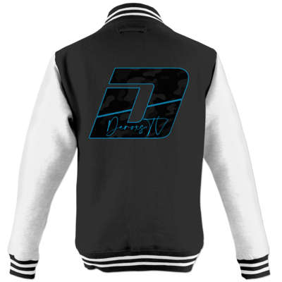 Motiv: College Jacke - Deroxs Camouflage Logo - bestimme auf Wunsch Details wie Produkt, Grösse, Farbe und Position selbst ! Motiv: College Jacke - Deroxs Camouflage Logo