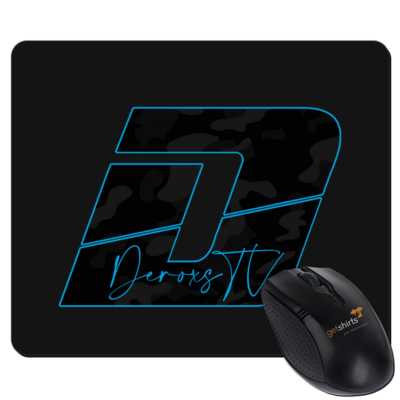 Motiv: Mousepad Textil - Deroxs Camouflage Logo - bestimme auf Wunsch Details wie Produkt, Grösse, Farbe und Position selbst ! Motiv: Mousepad Textil - Deroxs Camouflage Logo