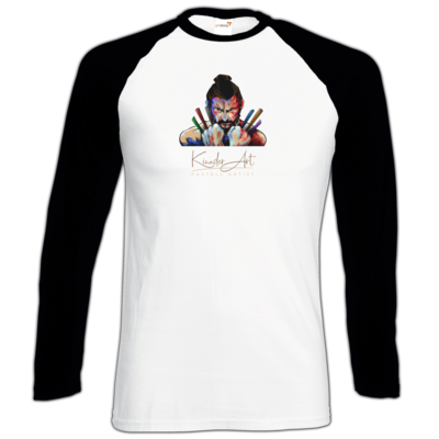 Motiv: Longsleeve Baseball T - Pastellkreide - bestimme auf Wunsch Details wie Produkt, Grösse, Farbe und Position selbst ! Motiv: Longsleeve Baseball T - Pastellkreide