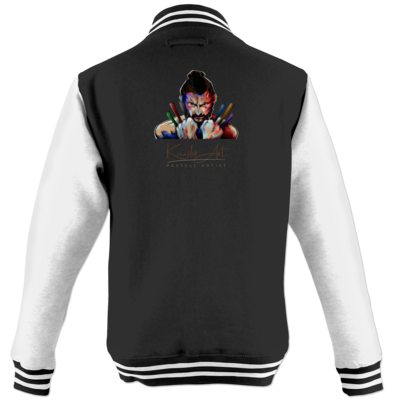 Motiv: College Jacke - Pastellkreide - bestimme auf Wunsch Details wie Produkt, Grösse, Farbe und Position selbst ! Motiv: College Jacke - Pastellkreide