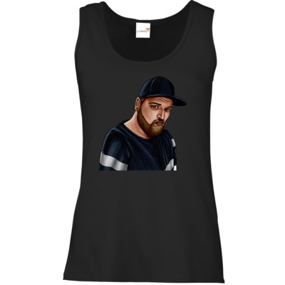 Motiv: Tank Top Damen Classic - Deroxs Porträt - bestimme auf Wunsch Details wie Produkt, Grösse, Farbe und Position selbst ! Motiv: Tank Top Damen Classic - Deroxs Porträt