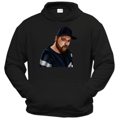 Motiv: Hoodie Classic - Deroxs Porträt - bestimme auf Wunsch Details wie Produkt, Grösse, Farbe und Position selbst ! Motiv: Hoodie Classic - Deroxs Porträt