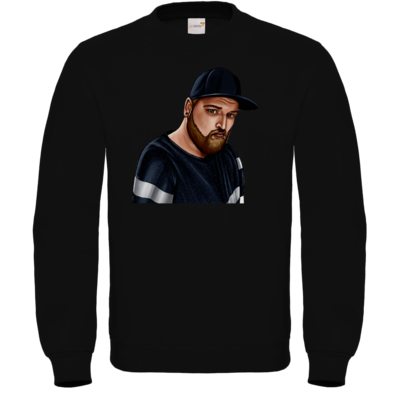 Motiv: Sweatshirt FAIR WEAR - Deroxs Porträt - bestimme auf Wunsch Details wie Produkt, Grösse, Farbe und Position selbst ! Motiv: Sweatshirt FAIR WEAR - Deroxs Porträt