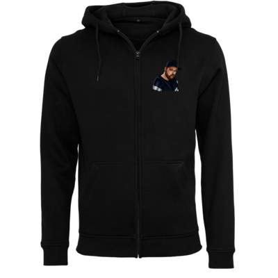Motiv: Heavy Zip-Hoodie - Deroxs Porträt - bestimme auf Wunsch Details wie Produkt, Grösse, Farbe und Position selbst ! Motiv: Heavy Zip-Hoodie - Deroxs Porträt