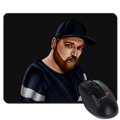 Motiv: Mousepad Textil - Deroxs Porträt - bestimme auf Wunsch Details wie Produkt, Grösse, Farbe und Position selbst ! Motiv: Mousepad Textil - Deroxs Porträt