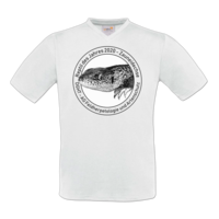 Motiv: T-Shirt V-Neck FAIR WEAR - Reptil des Jahres 2020 - Zauneidechse - bestimme auf Wunsch Details wie Produkt, Grösse, Farbe und Position selbst ! Motiv: T-Shirt V-Neck FAIR WEAR - Reptil des Jahres 2020 - Zauneidechse