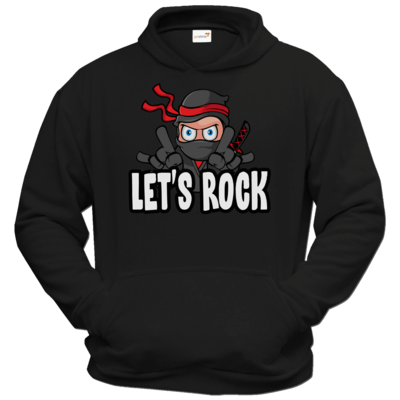 Motiv: Hoodie Classic - Let's Rock - bestimme auf Wunsch Details wie Produkt, Grösse, Farbe und Position selbst ! Motiv: Hoodie Classic - Let's Rock