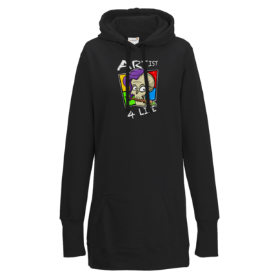 Motiv: Lady Longline Hoodie - Artist4life - bestimme auf Wunsch Details wie Produkt, Grösse, Farbe und Position selbst ! Motiv: Lady Longline Hoodie - Artist4life