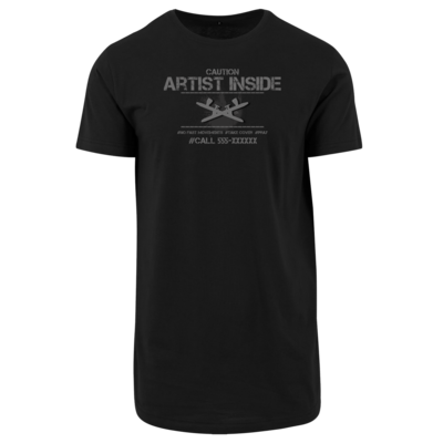 Motiv: Shaped Long Tee - artistinside - bestimme auf Wunsch Details wie Produkt, Grösse, Farbe und Position selbst ! Motiv: Shaped Long Tee - artistinside