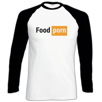 Motiv: Longsleeve Baseball T - Foodporn - bestimme auf Wunsch Details wie Produkt, Grösse, Farbe und Position selbst ! Motiv: Longsleeve Baseball T - Foodporn