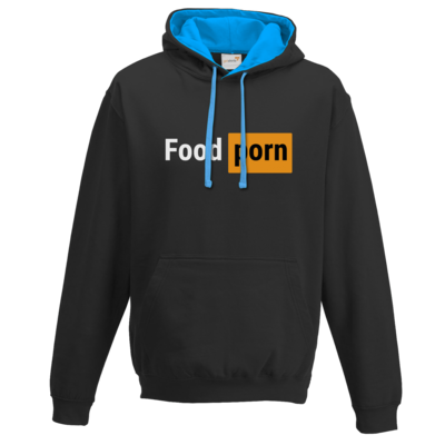 Motiv: Two-Tone Hoodie - Foodporn - bestimme auf Wunsch Details wie Produkt, Grösse, Farbe und Position selbst ! Motiv: Two-Tone Hoodie - Foodporn