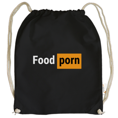 Motiv: Cotton Gymsac - Foodporn - bestimme auf Wunsch Details wie Produkt, Grösse, Farbe und Position selbst ! Motiv: Cotton Gymsac - Foodporn